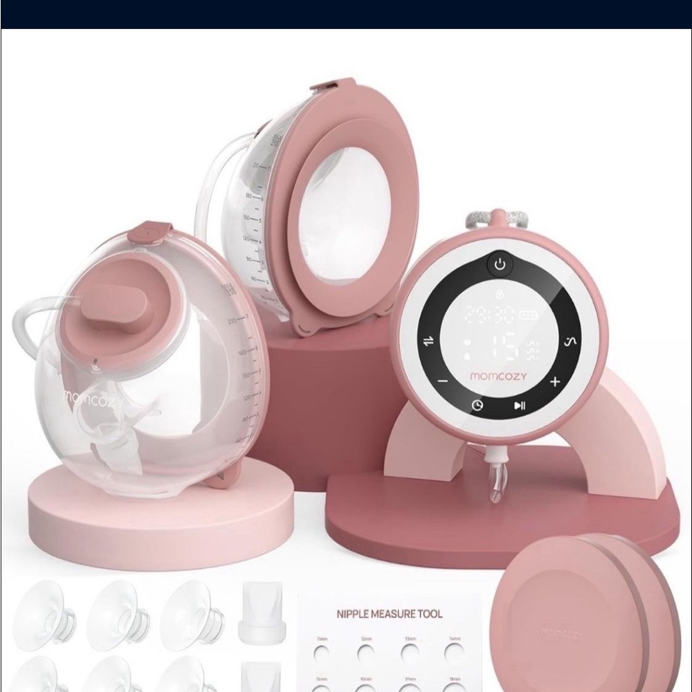 Momcozy Breast Pump Set With Lactation Massager Like New
